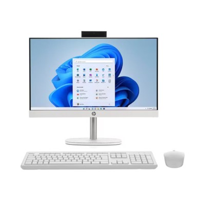 HP AiO računalo All-in-One 24-cr1008na / Intel Core Ultra 5 125U, 23.8", 1920 x 1080, 8 GB, 512 GB SSD, Windows 11 Home, srebrna
